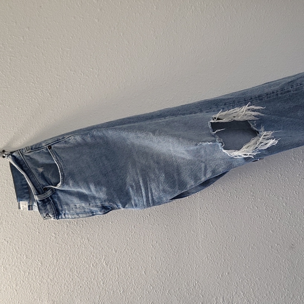 90s straight high rise jeans